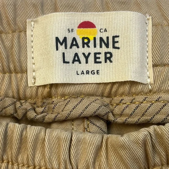 Marine Layer Slim fit Khaki Pants R125 R161